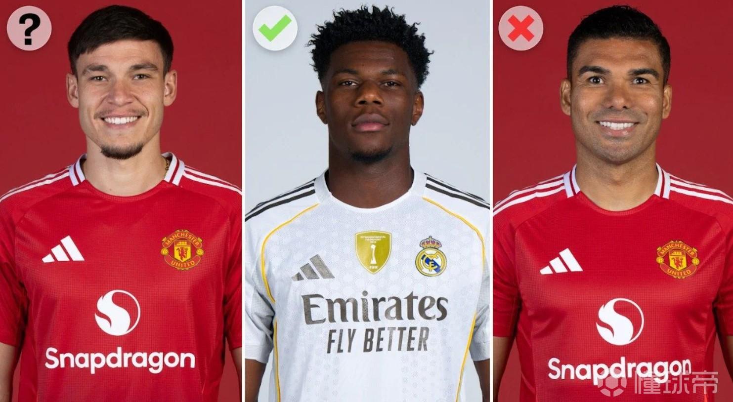 跟队：曼联今夏或签3位中场，楚阿梅尼确实已是心仪目标之一